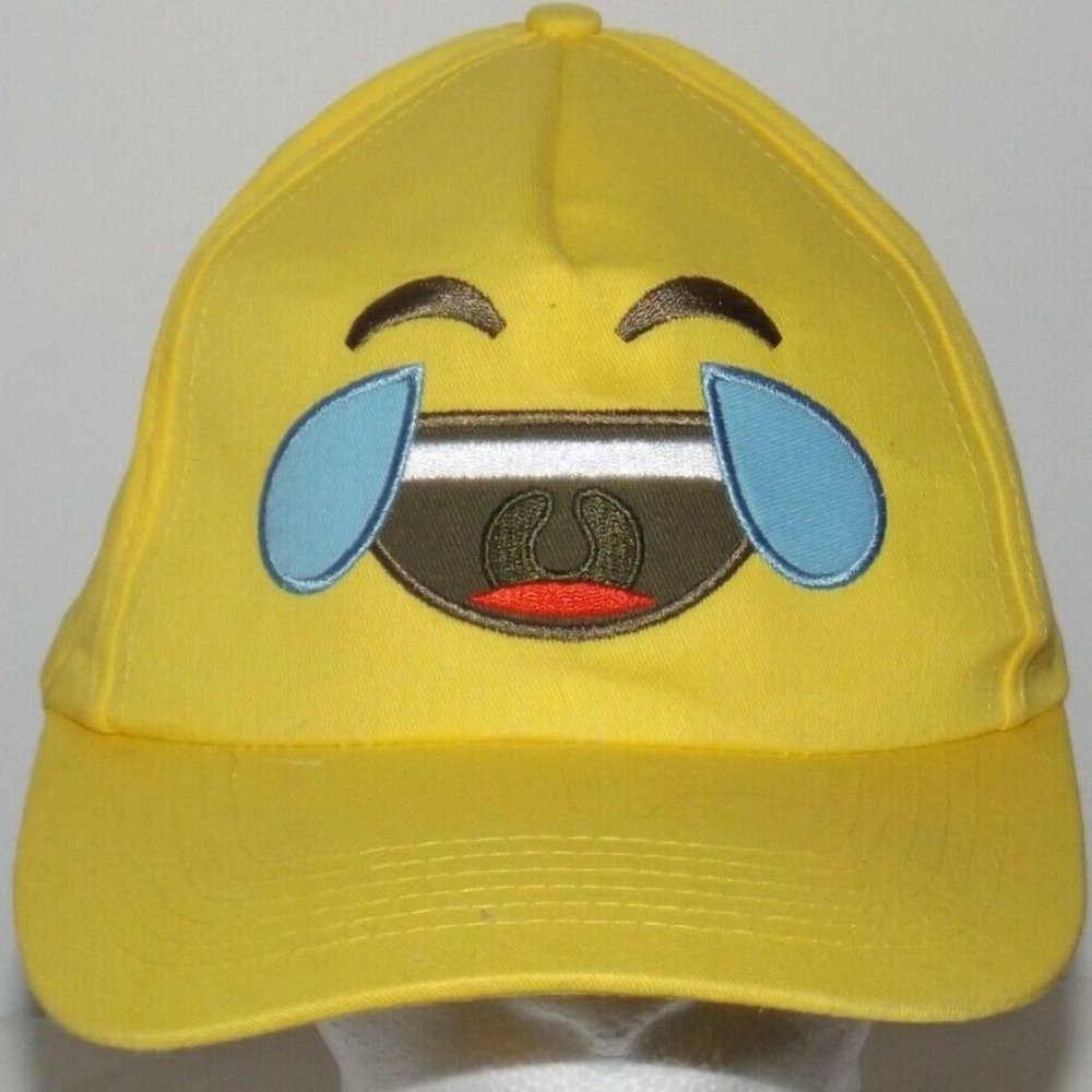 New Emoji Smiley Hat Snapback Adjustable 100%Cotton  #0092